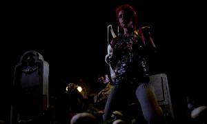 I Let An AI Processor Loose On That Linnea Quigley Scene In The Return Of The Living Dead. 3840×2080 Results In Comments.