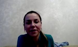 Vika from Tyumen Masturbates on Skype
